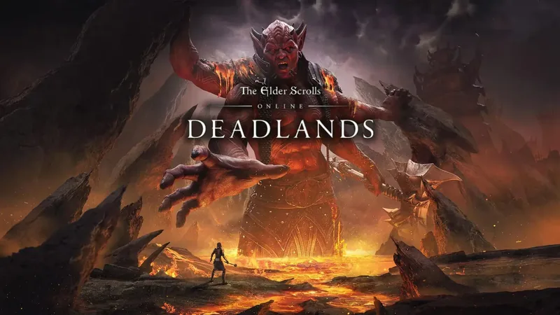 Grafika promocyjna dodatku Deadlands do The Elder Scrolls Online