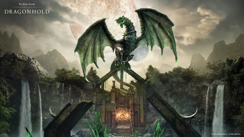Grafika promocyjna dodatku Dragonhold do The Elder Scrolls Online