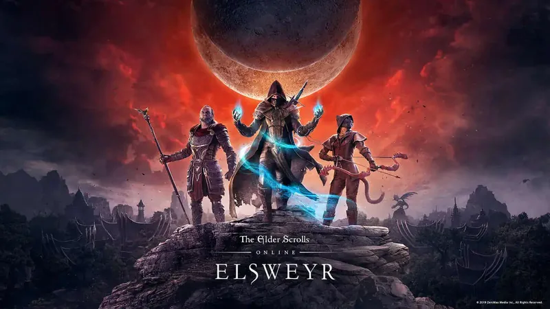 Grafika promocyjna dodatku Elsweyr do The Elder Scrolls Online