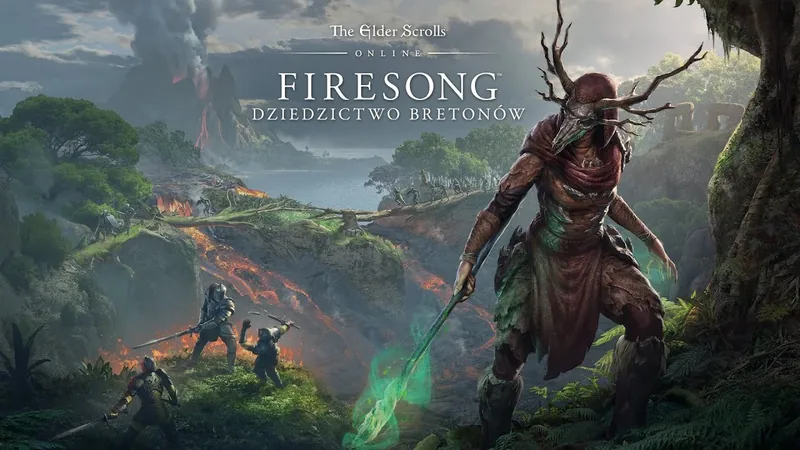 Grafika promocyjna dodatku Firesong do The Elder Scrolls Online