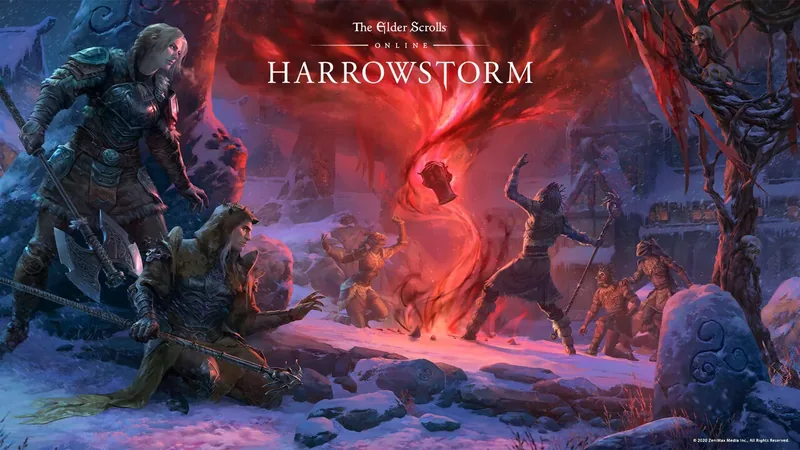 Grafika promocyjna dodatku Harrowstorm do The Elder Scrolls Online