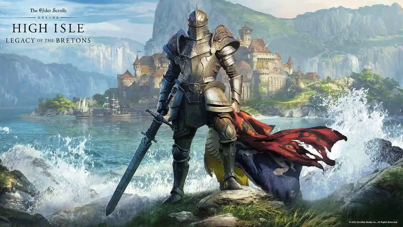 Grafika promocyjna dodatku High Isle do The Elder Scrolls Online