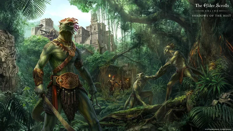 Grafika promocyjna dodatku Shadows of the Hist do The Elder Scrolls Online