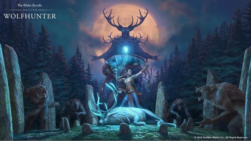 Grafika promocyjna dodatku Wolfhunter do The Elder Scrolls Online