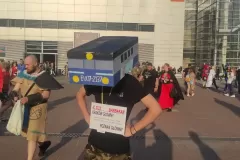 Cosplay opóźnionego pociągu PKP