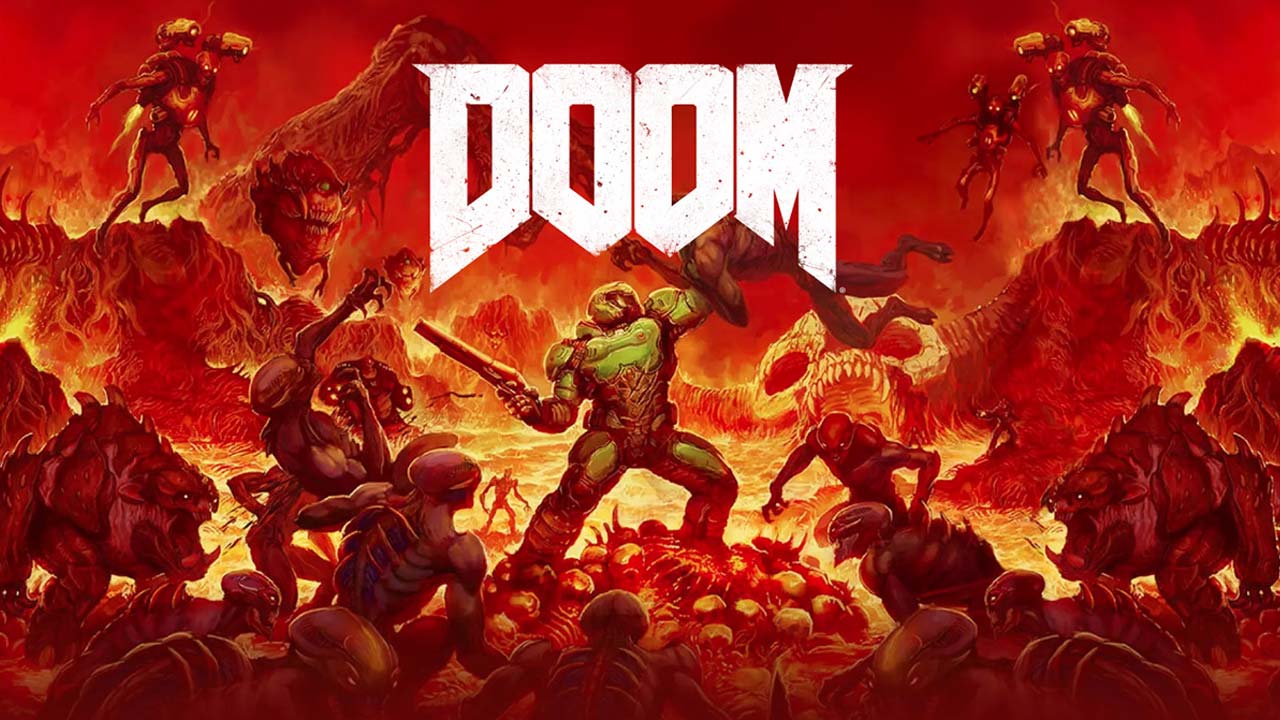 DOOM 2016 COVER