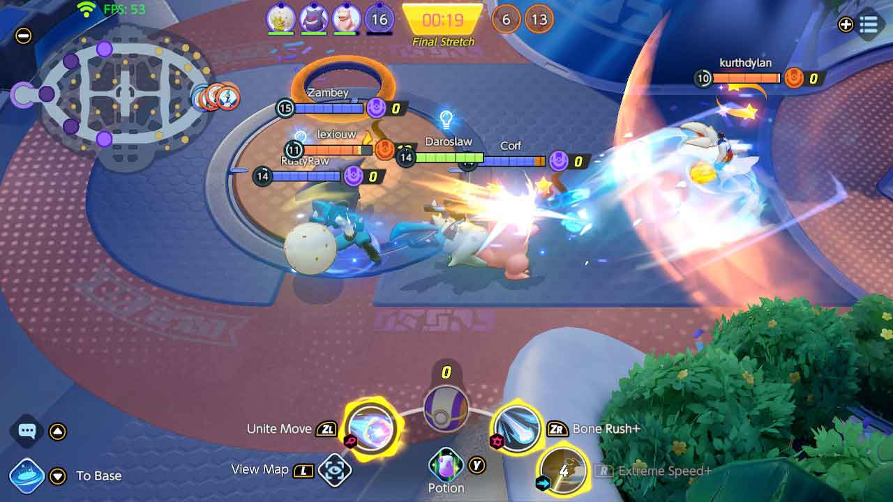 pokemon Unite Teamfight