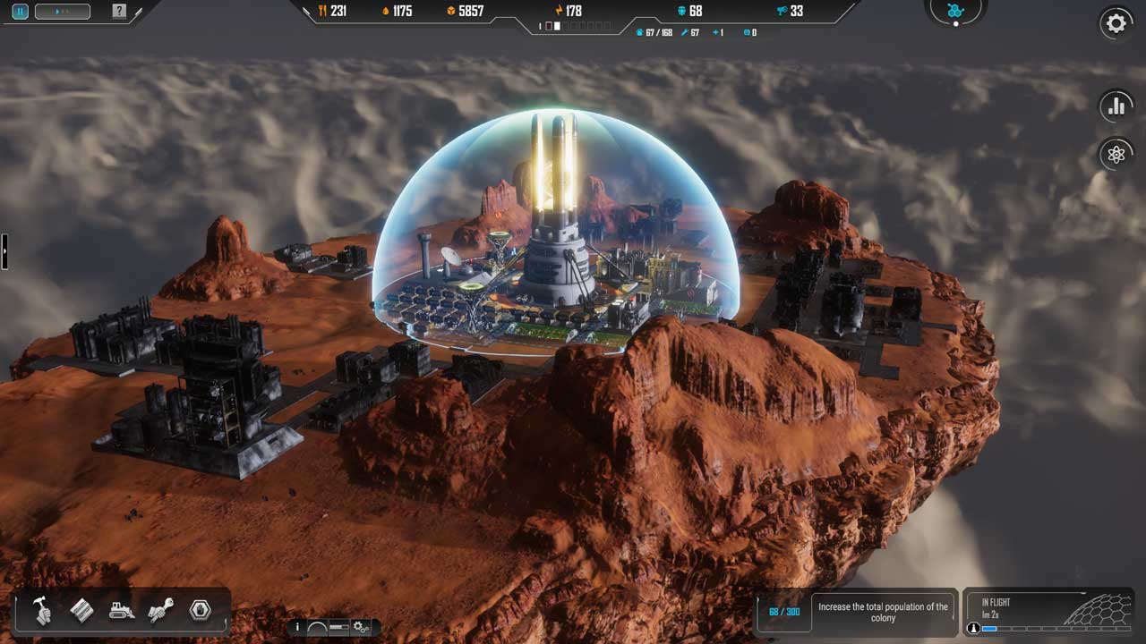 Sphere Flying Cities piasto panorama