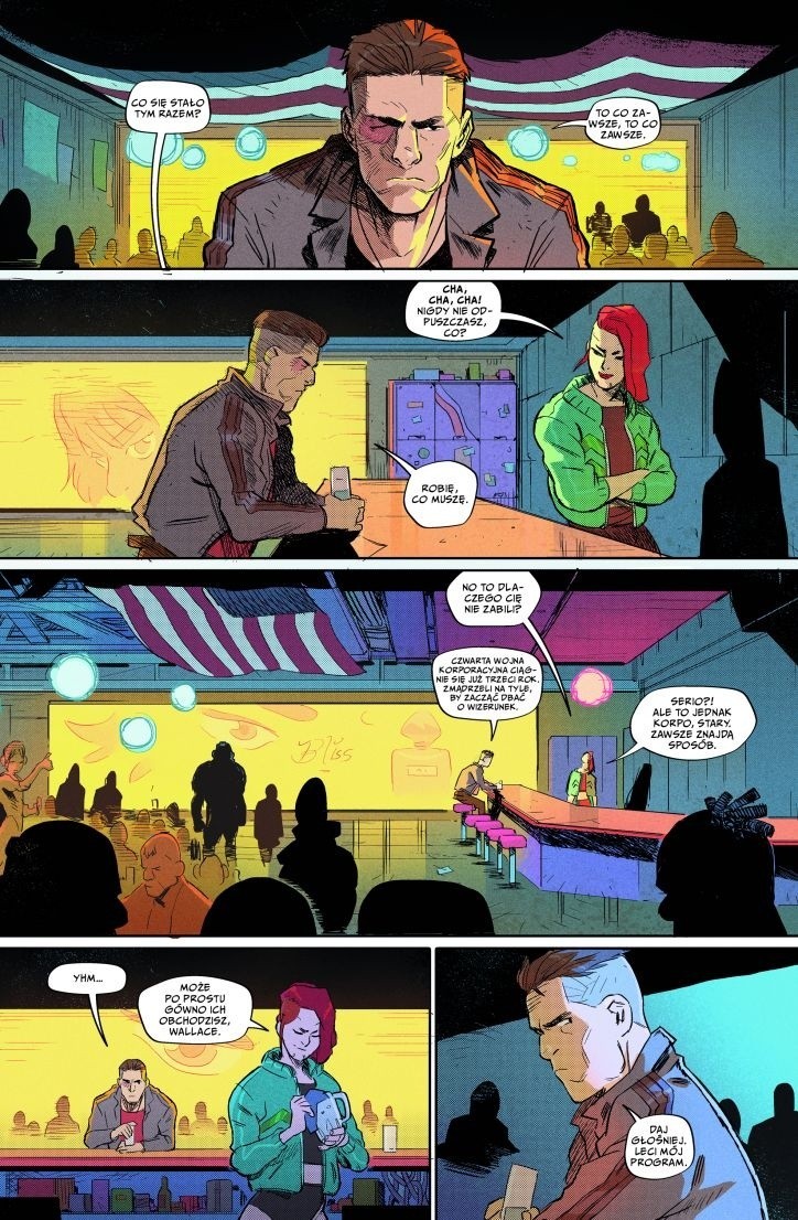 Strona komiksu Cyberpunk 2077: Gdzie jest Johnny