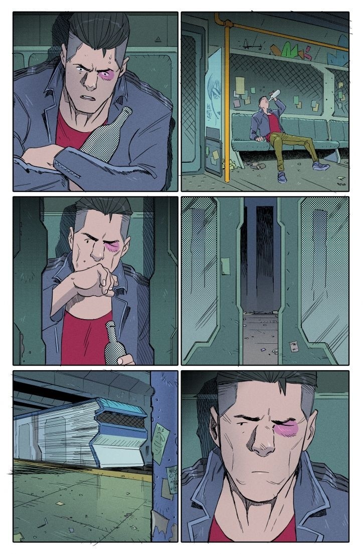 Kolejna strona komiksu Cyberpunk 2077: Gdzie jest Johnny
