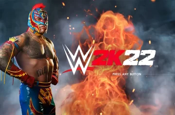 WWE 2K22 - ekran tytułowy