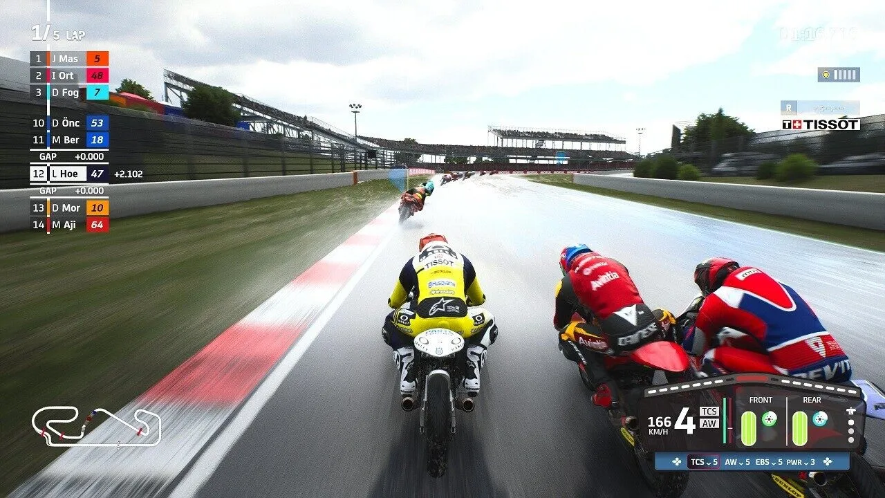 MotoGP 22 - mokre motory