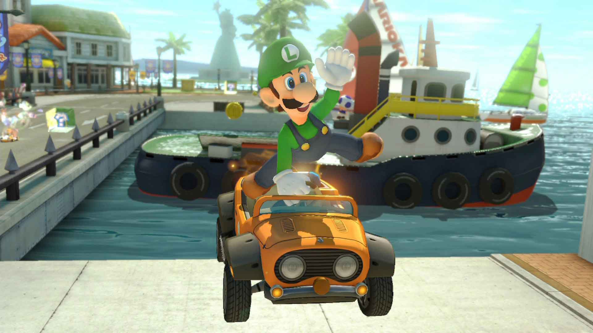 Czemu warto spróbować gier Nintendo Mario Kart Luigi skacze w aucie
