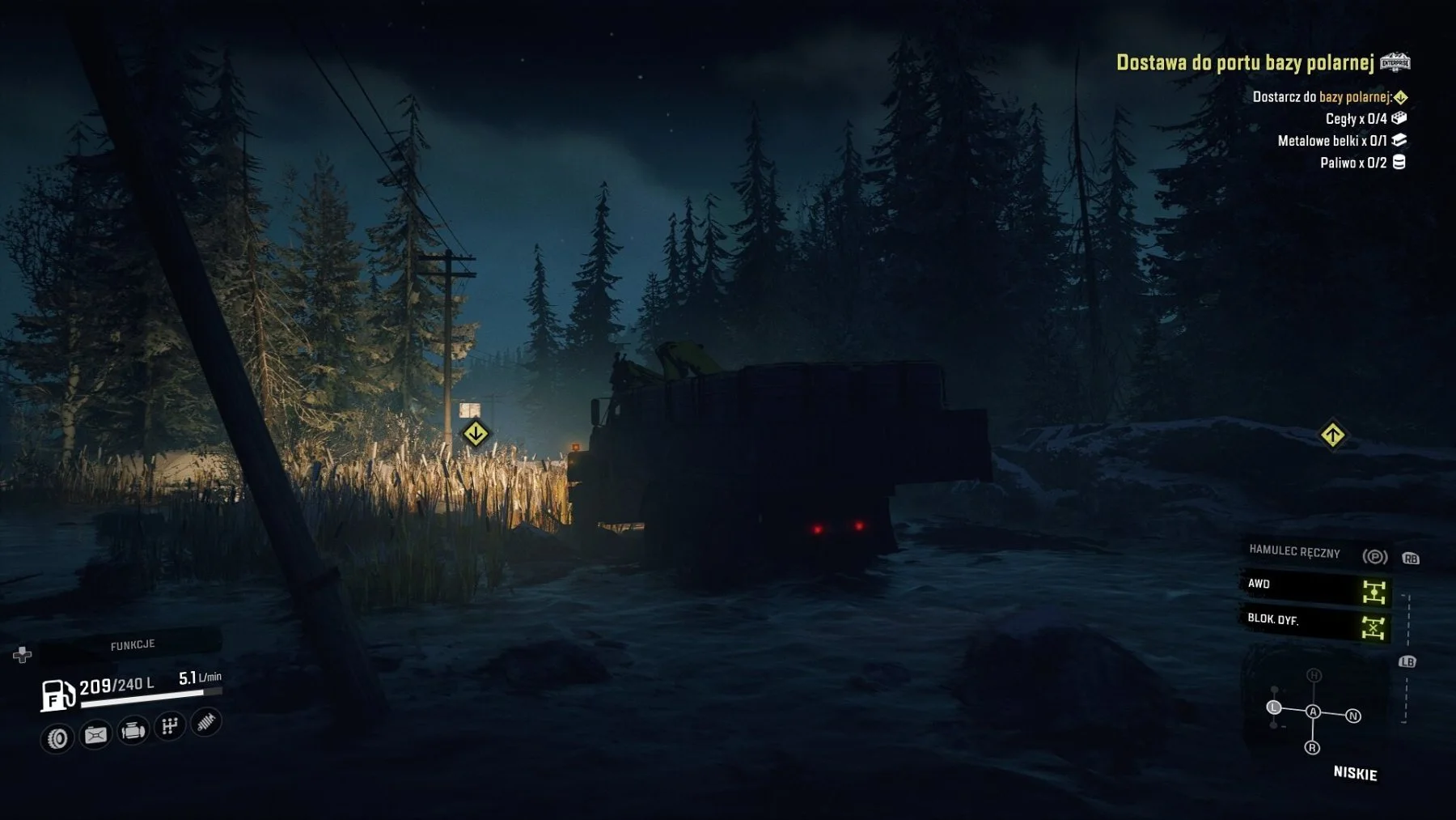 Snowrunner - rzeczka