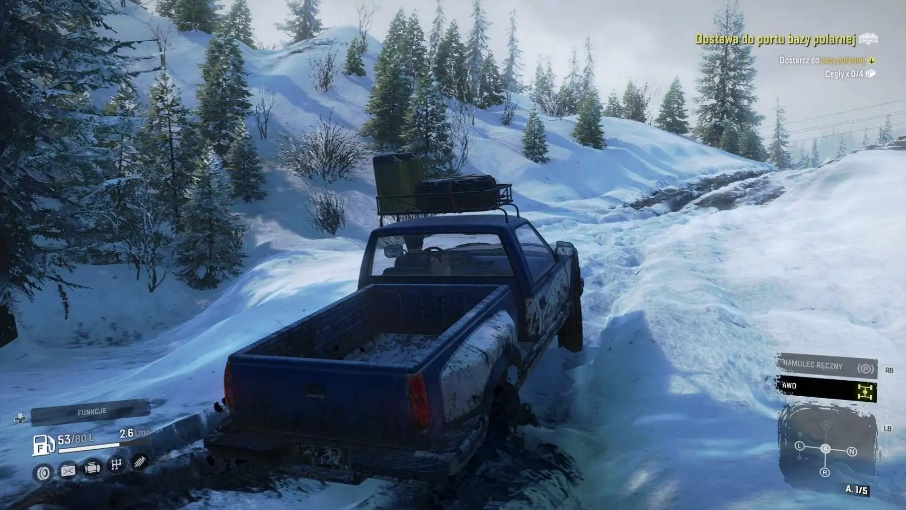 Snowrunner - śnieg teren&oacute;wką