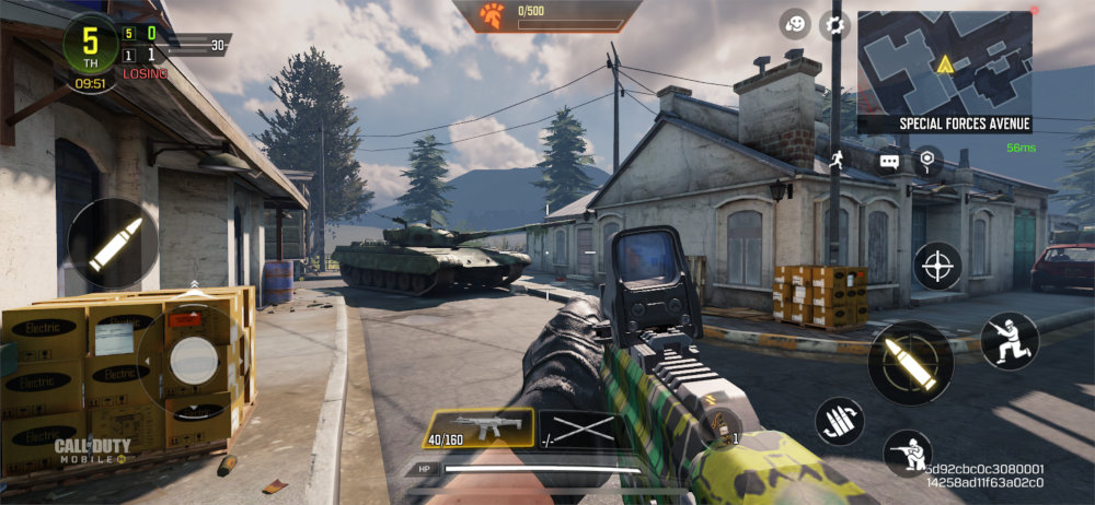 Zrzut ekranu gry Call of Duty Mobile