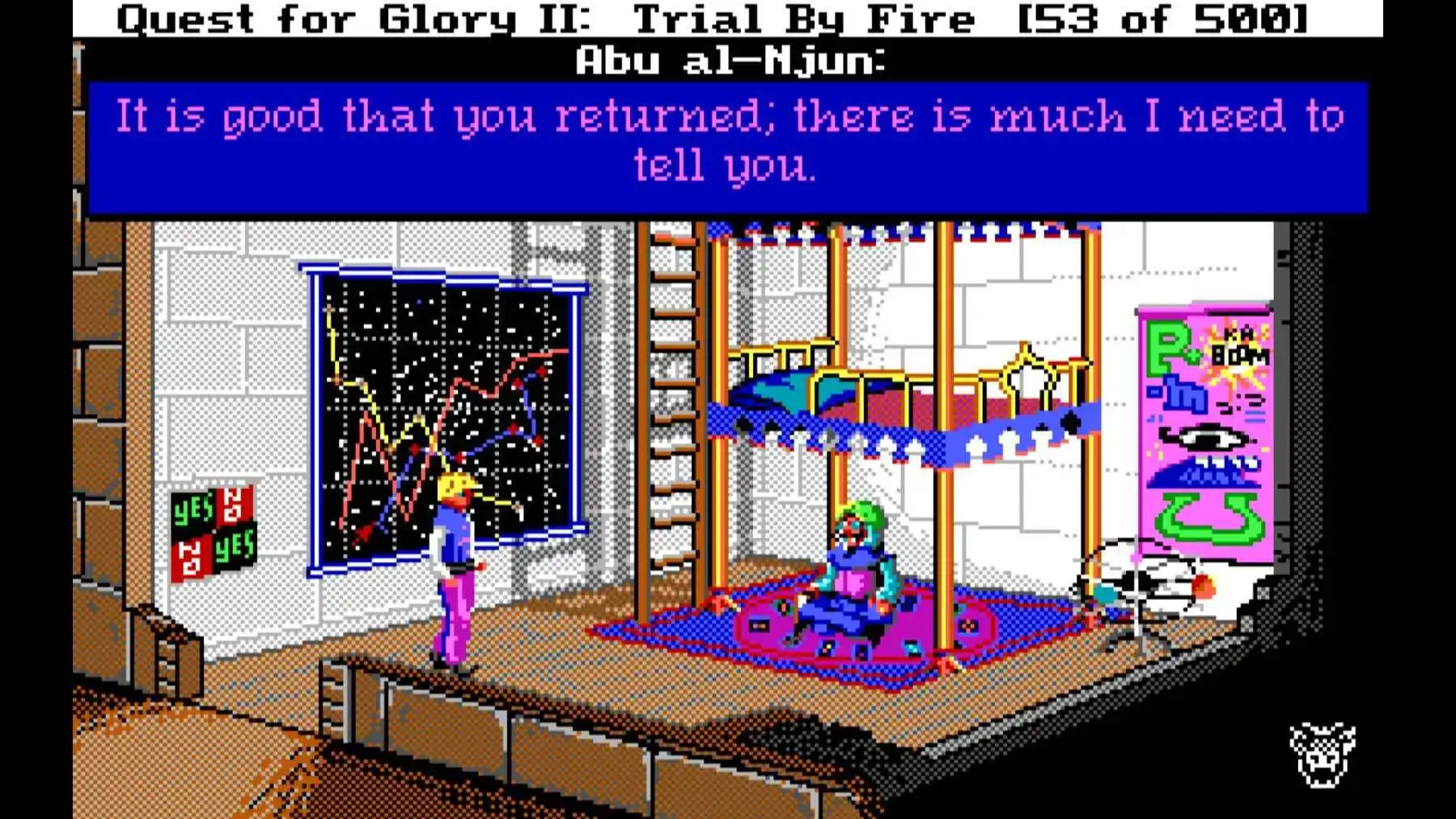 Quest for Glory II - gadanie