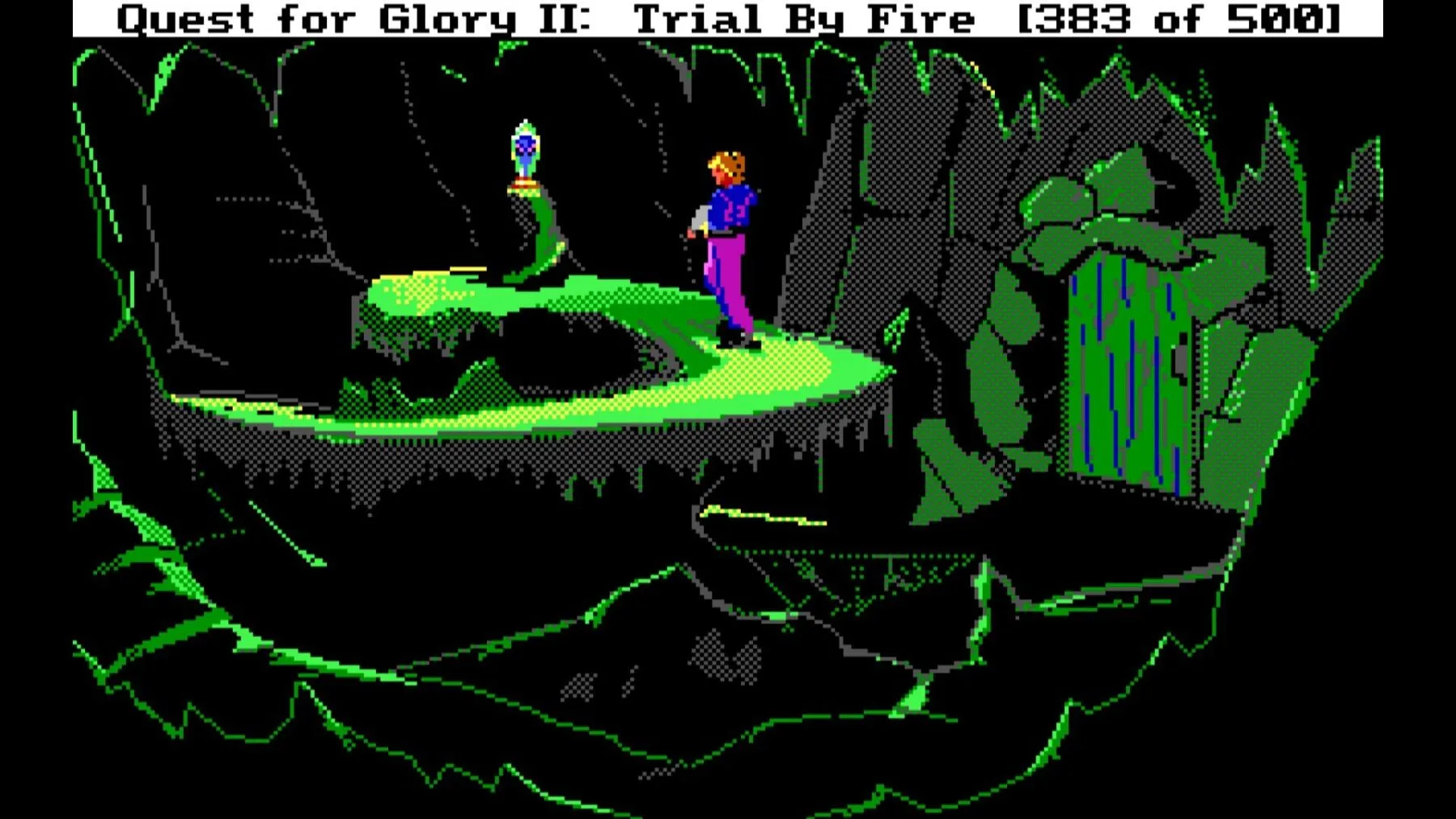 Quest for Glory II - kryształu łapanie