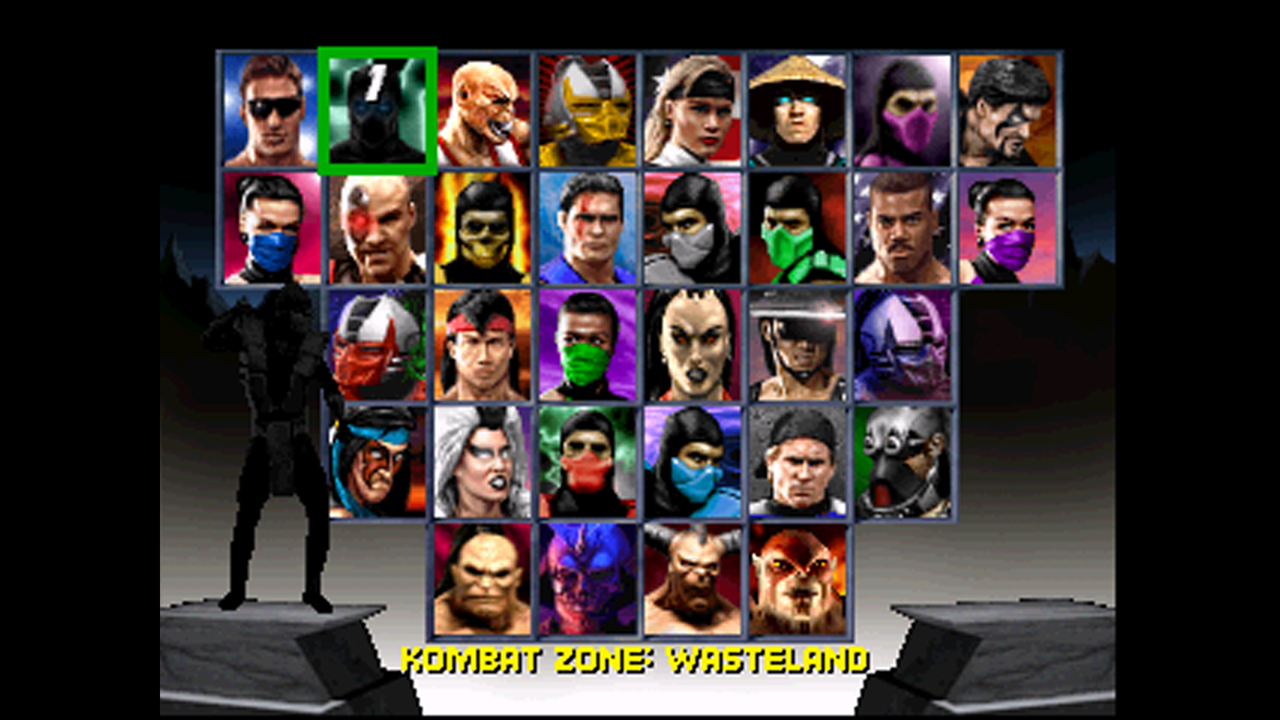 Mortal Kombat Trilogy - wybór czempionów