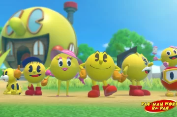 Pac-Man World: Re-Pac - grafika startowa na PlayStation 5