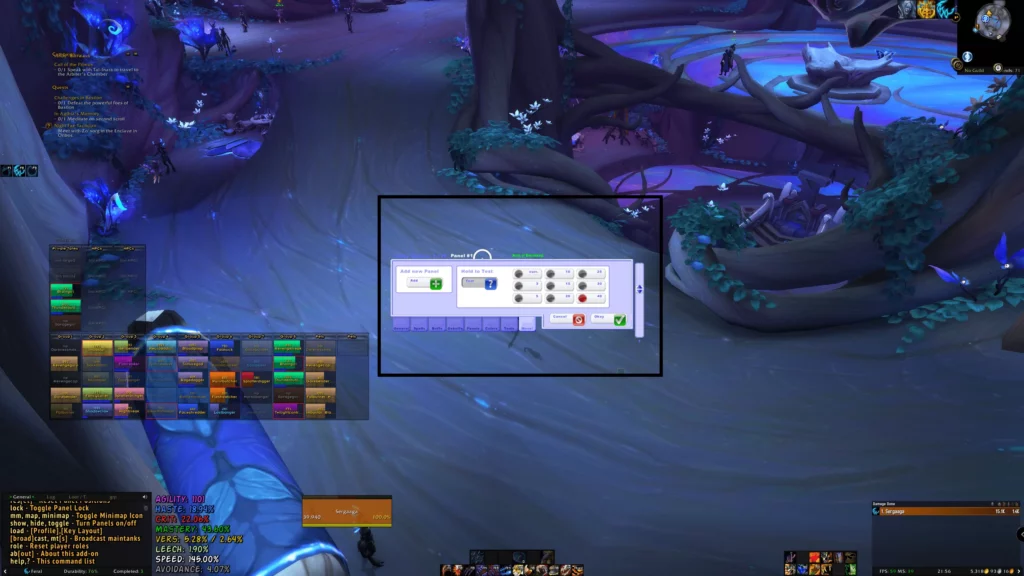 World of warcraft Vuhdo Panel