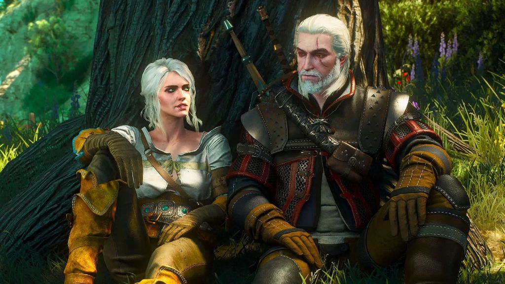 Geralt i Ciri, w poprawionej grafice dzięki next-gen patchowi