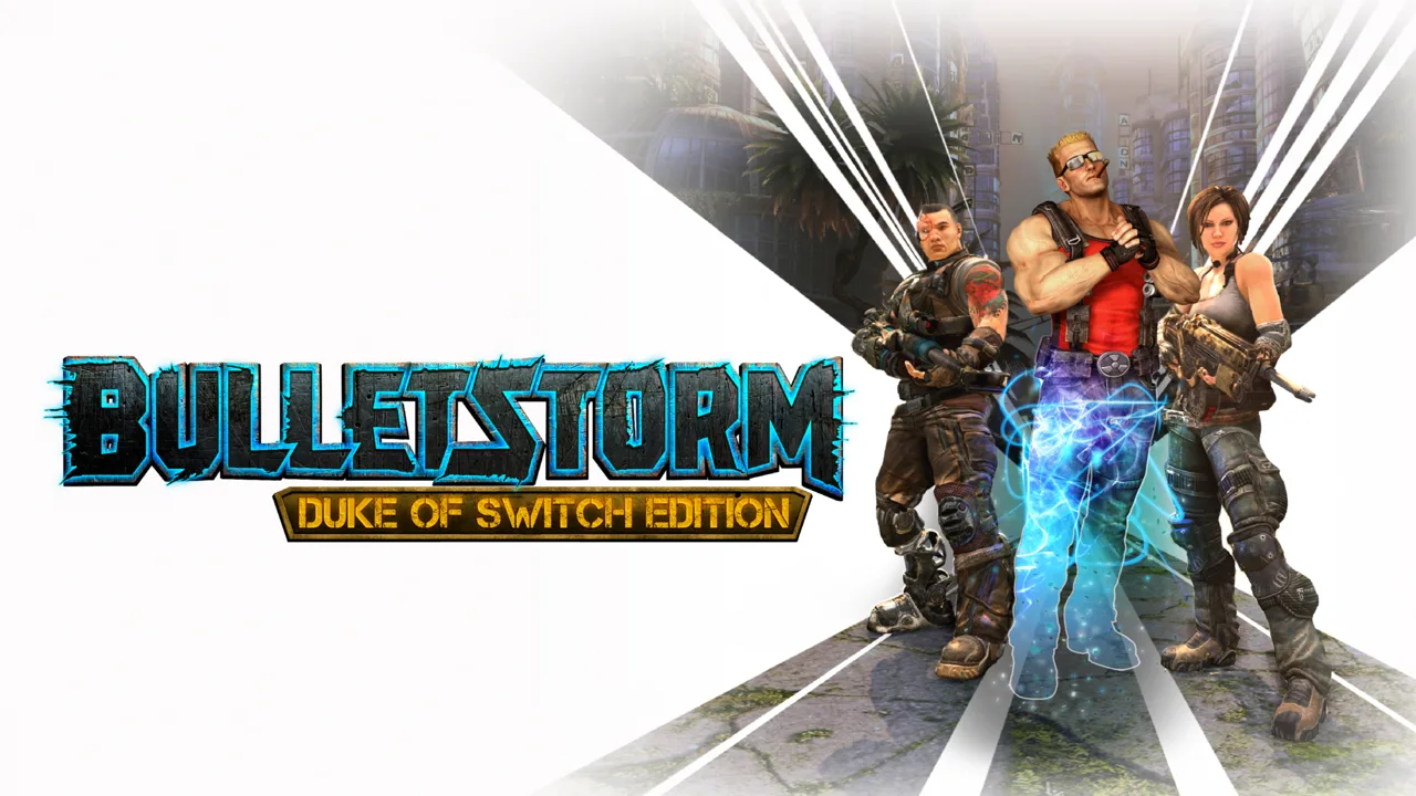 Nagłówek gry Bulletstorm: Duke of Switch Edition.
