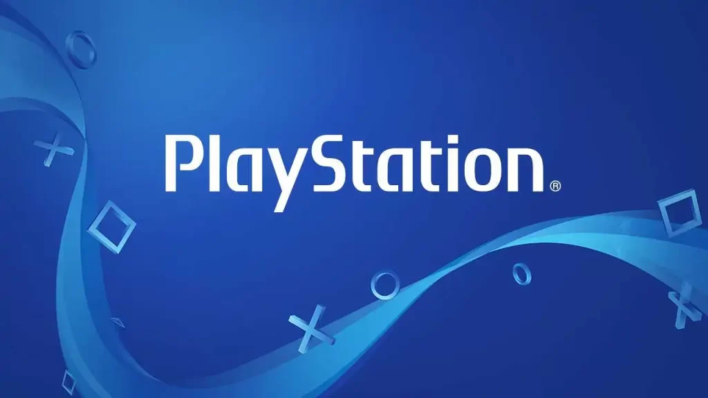 Grudzien z Playstation Screen - logo na niebieskim tle
