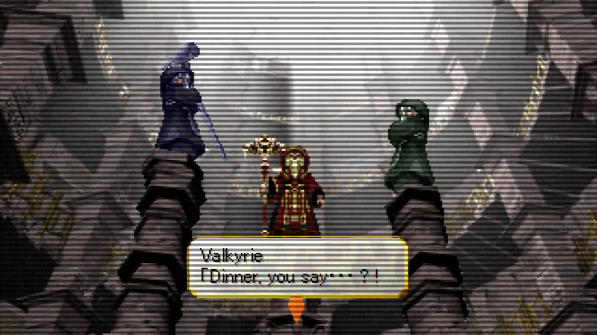Valkyrie Profile: Lenneth. Trzej magowie na kolumnach