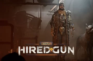 Główny bohater Necromunda: Hired Gun oraz jego Mastiff