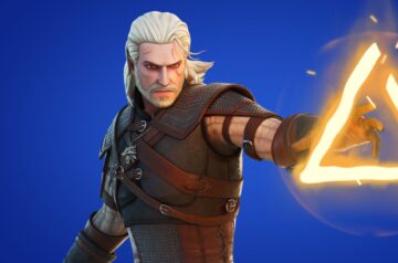 Geralt w Fortnite Banner