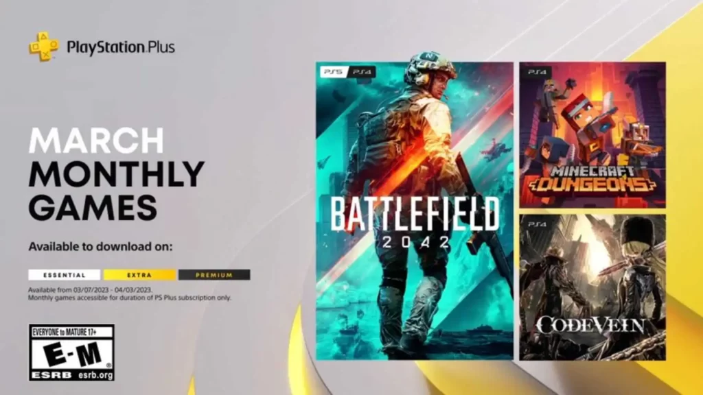 March PS+ Essential