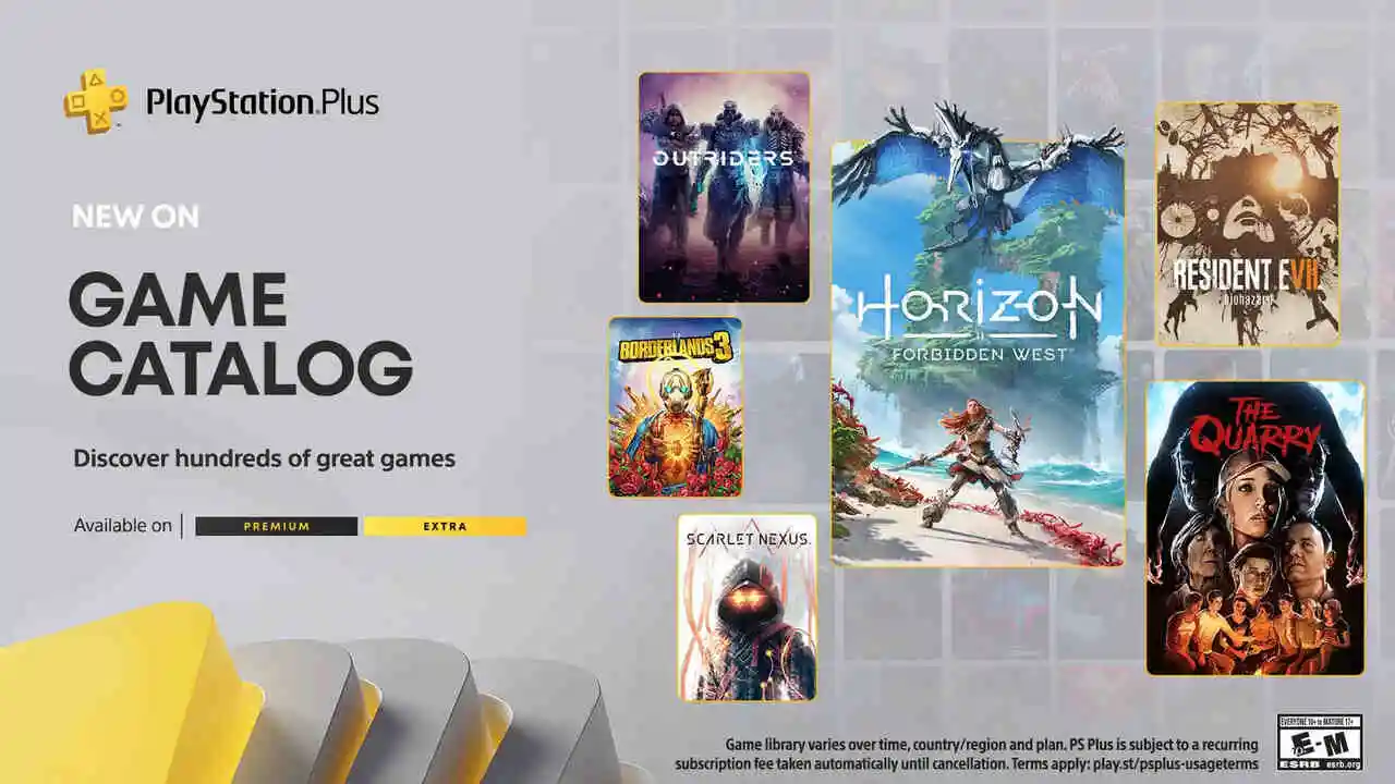 PlayStation Plus Extra i Premium w lutym. Grafika główna