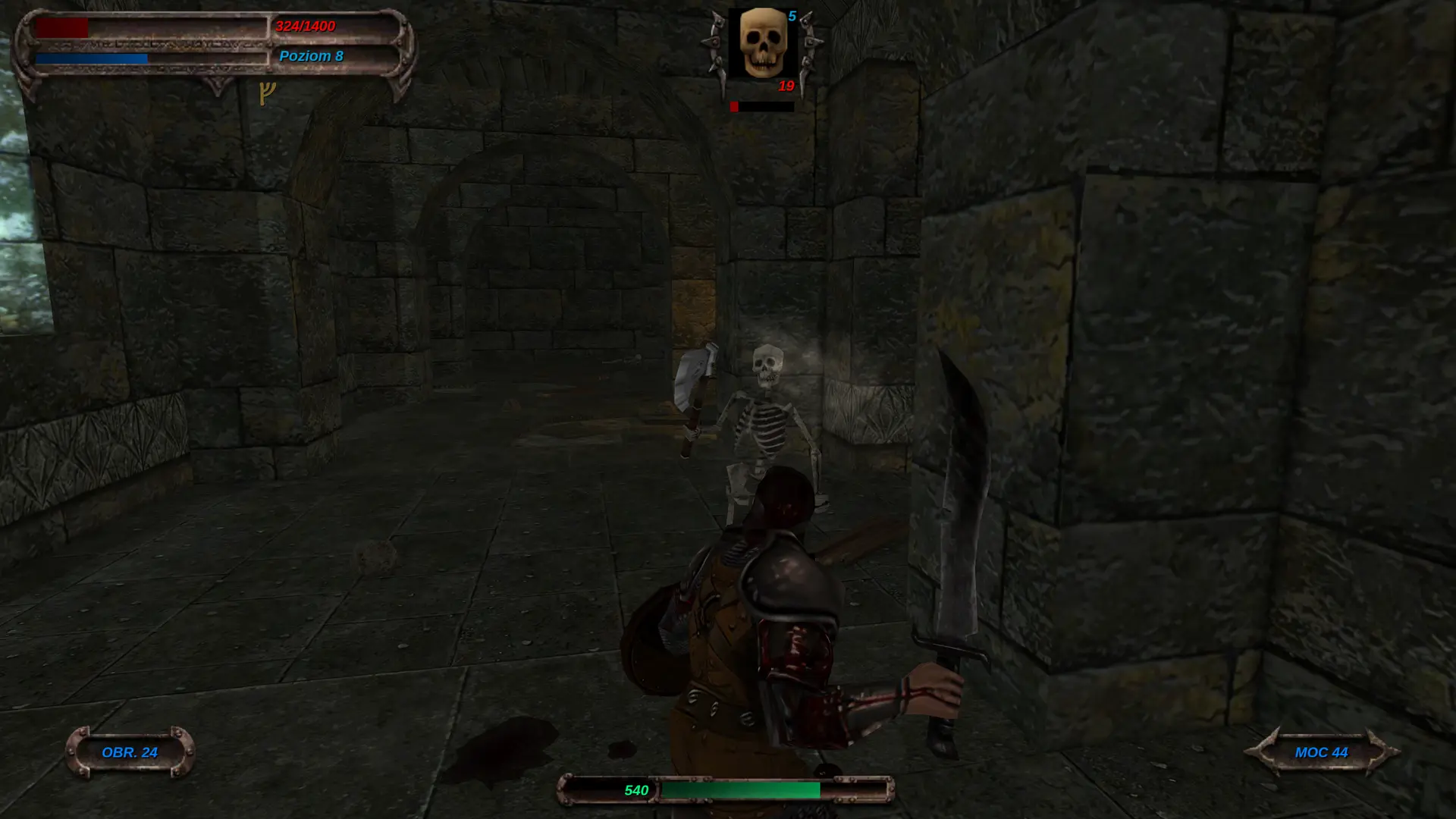 Blade of Darkness - szkielet