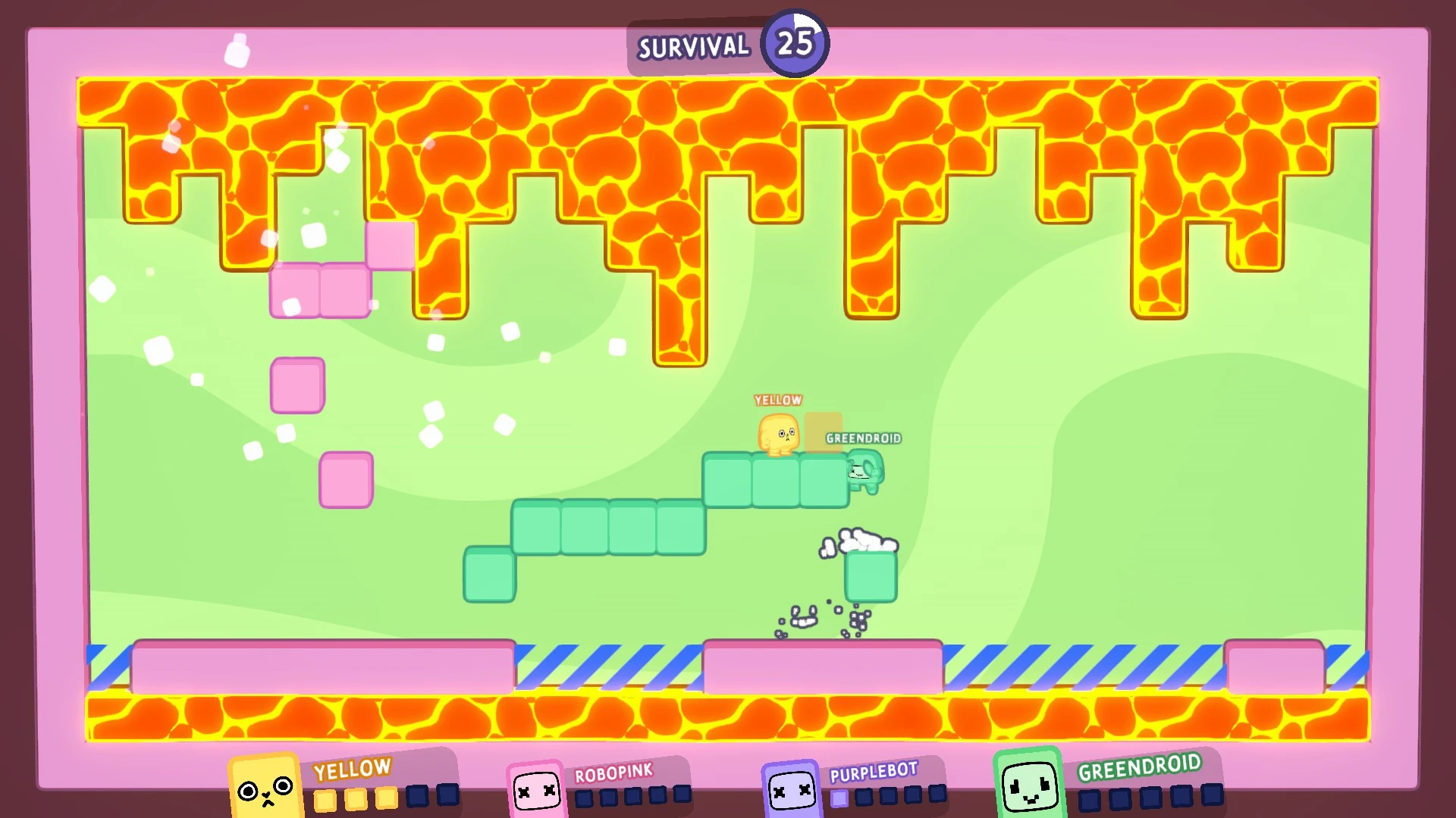 Block'Em. Bitka nad lawą