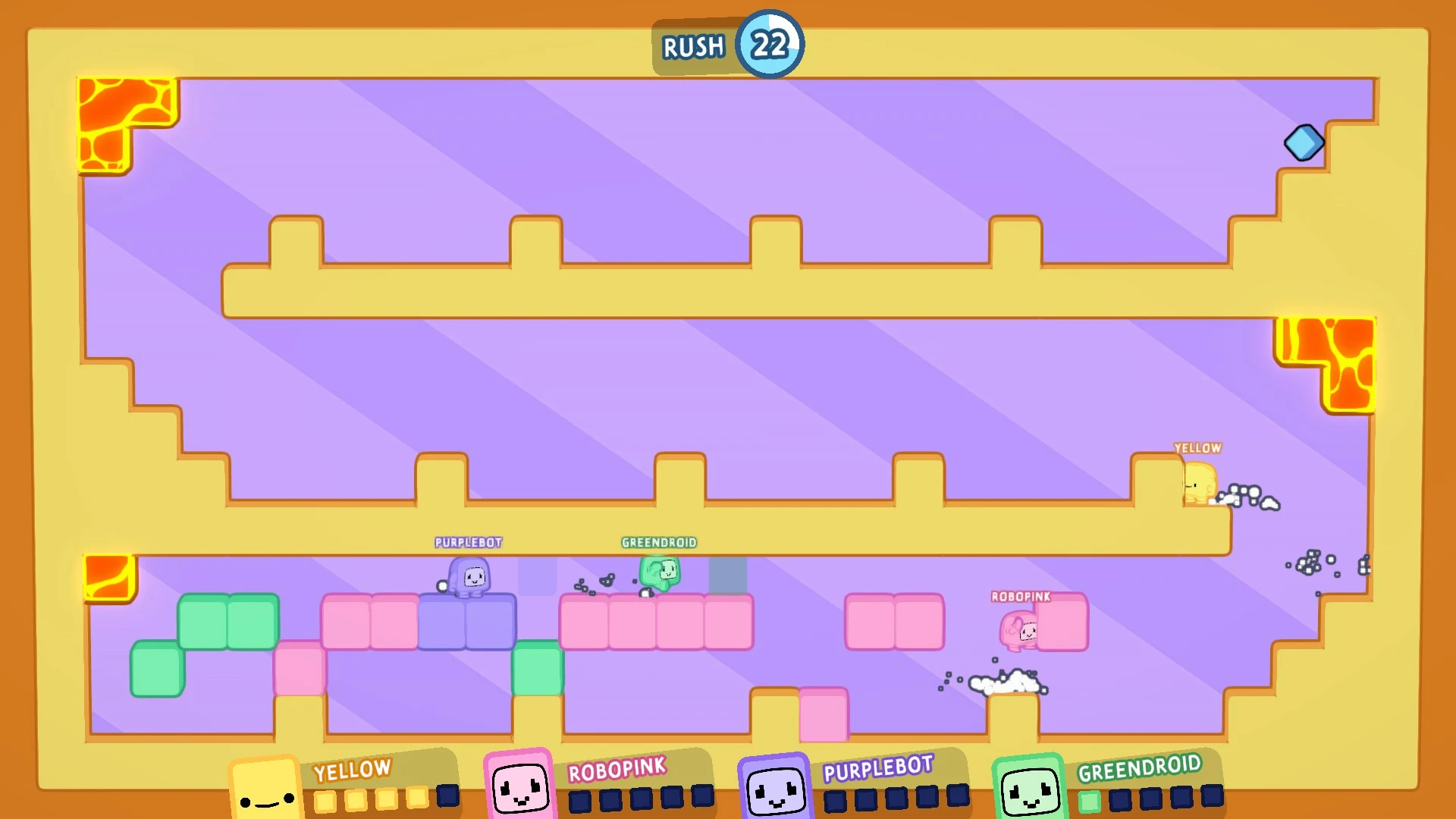 Block'Em. Wyścig między klockami