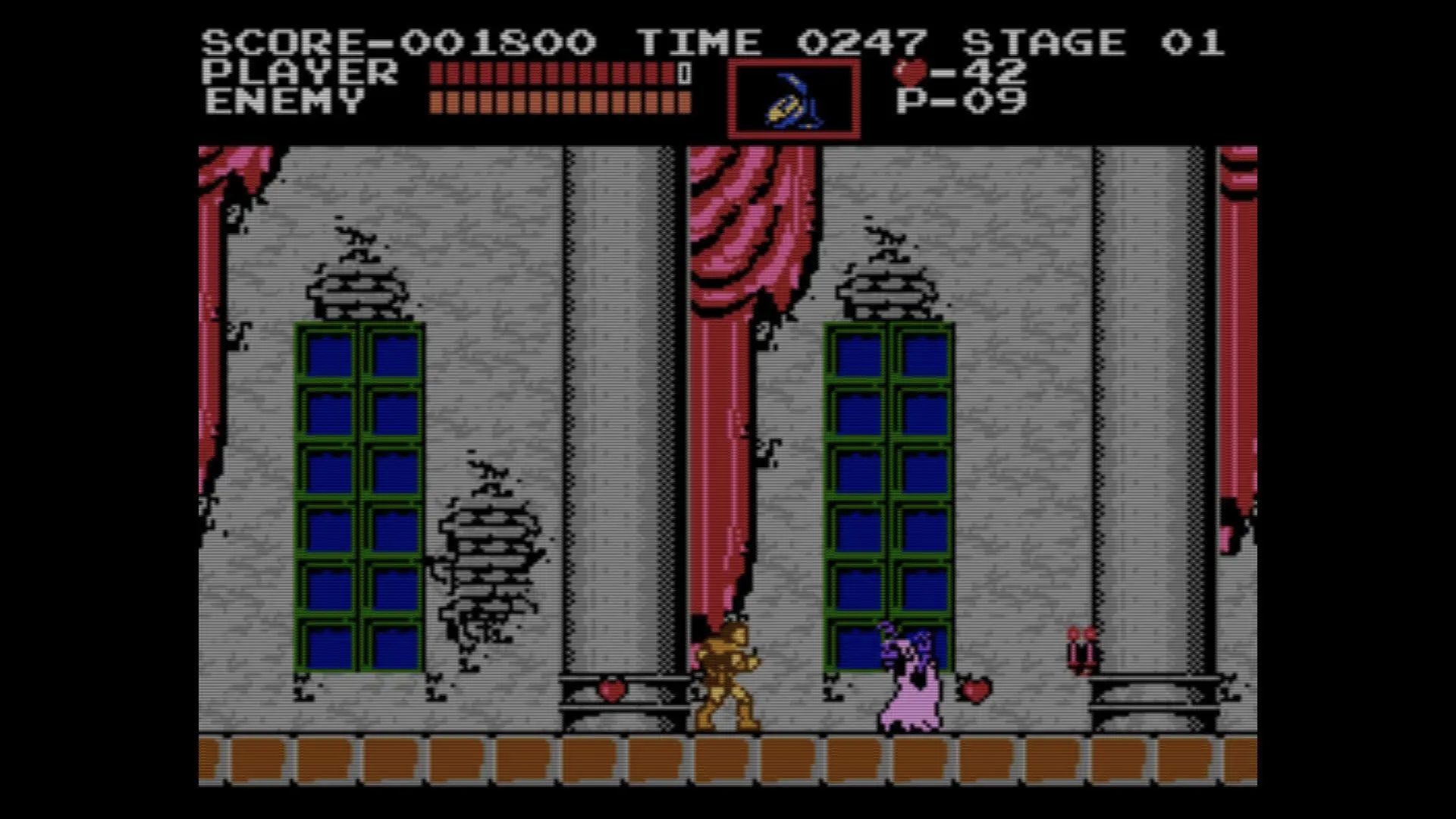 Castlevania chłop bije