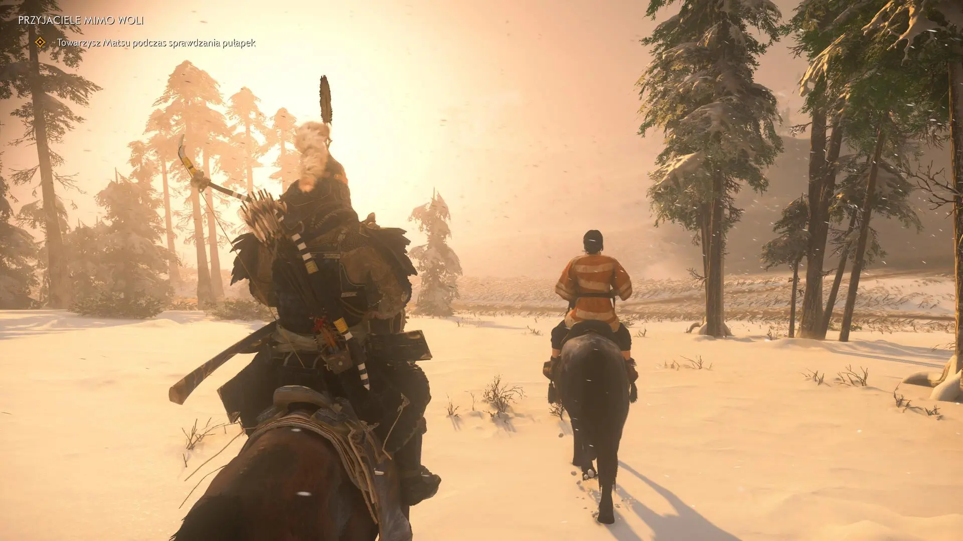 Ghost of Tsushima koniki jadą