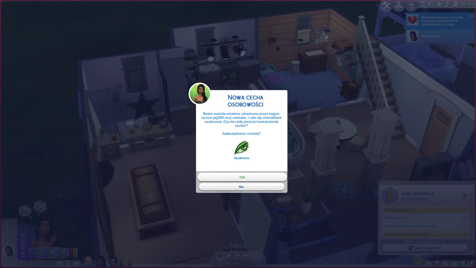 Razem Raźniej - zmiana cech