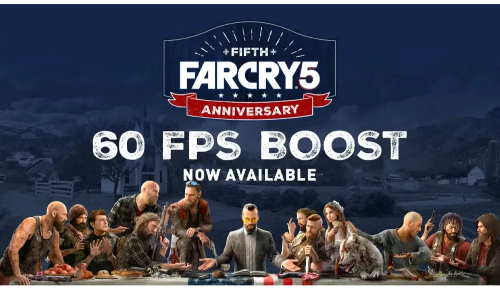 Far Cry 5 - aktualizacja na konsolę PlayStation 5 i Xbox Series X|S do 60 fps.