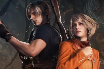 Remake Resident Evil 4 - widok na dwójkę bohaterów