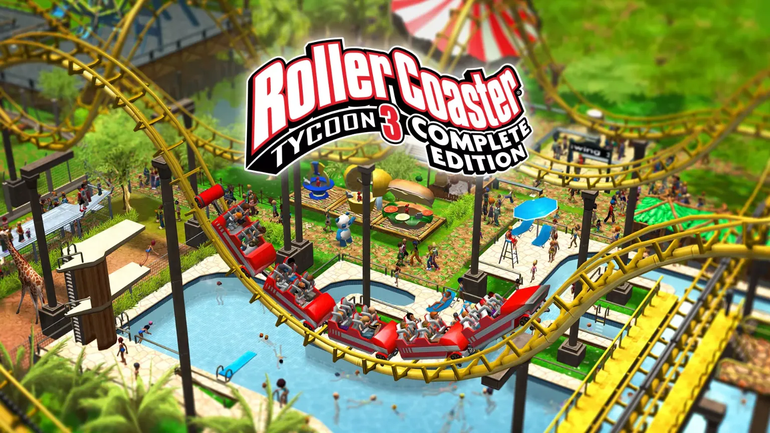 Logo gry RollerCoaster Tycoon 3