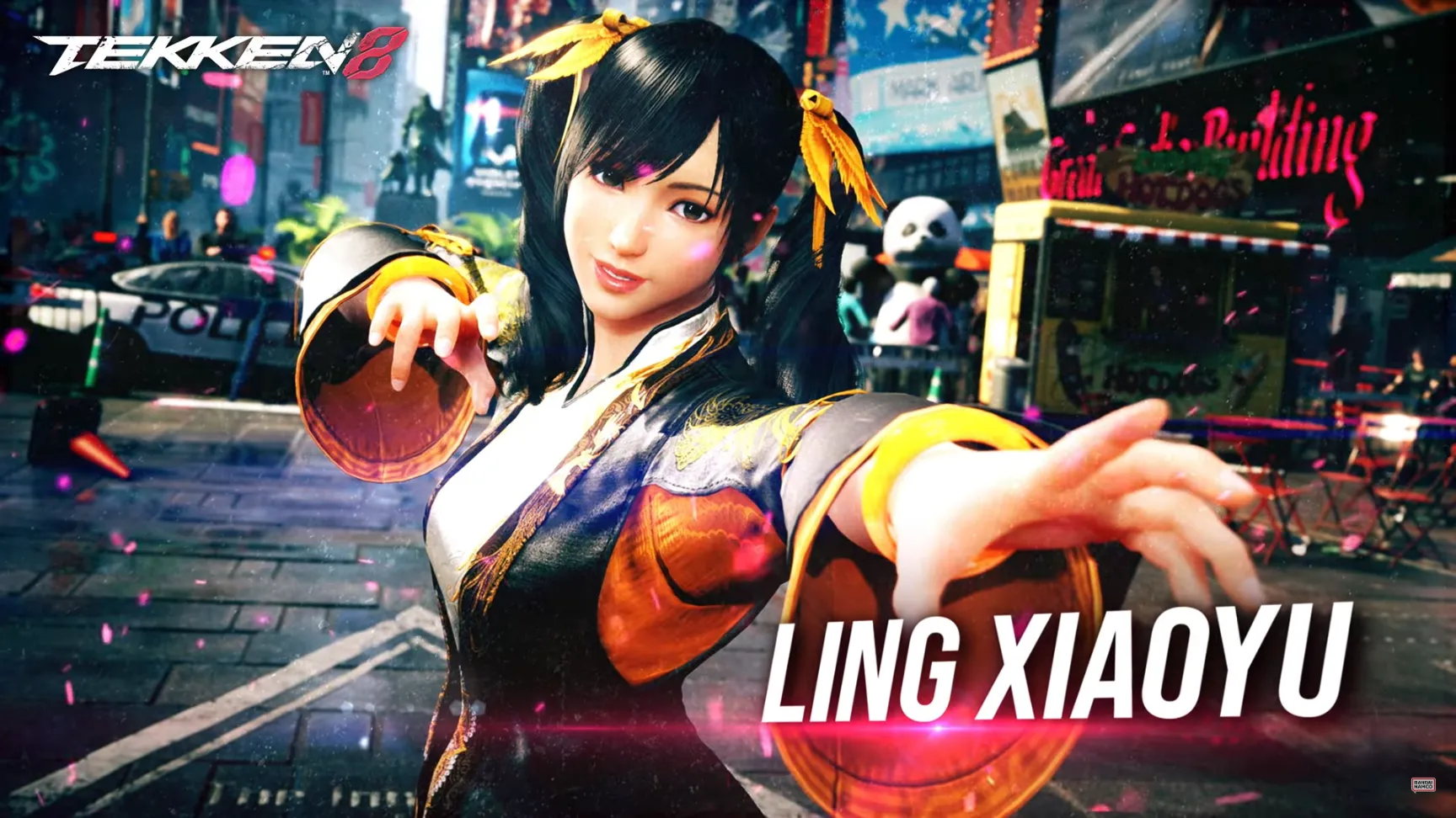 Tekken 8. Grafika przedstawia postać z gry, Ling Xiaoyu