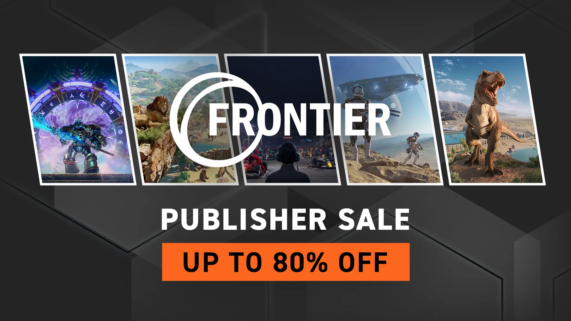 Frontier. Grafika informująca o wyprzedaży na platformie Steam