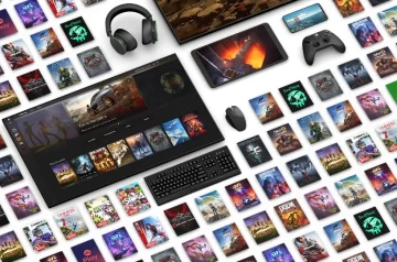 Grafika promująca usługę Xbox Game Pass