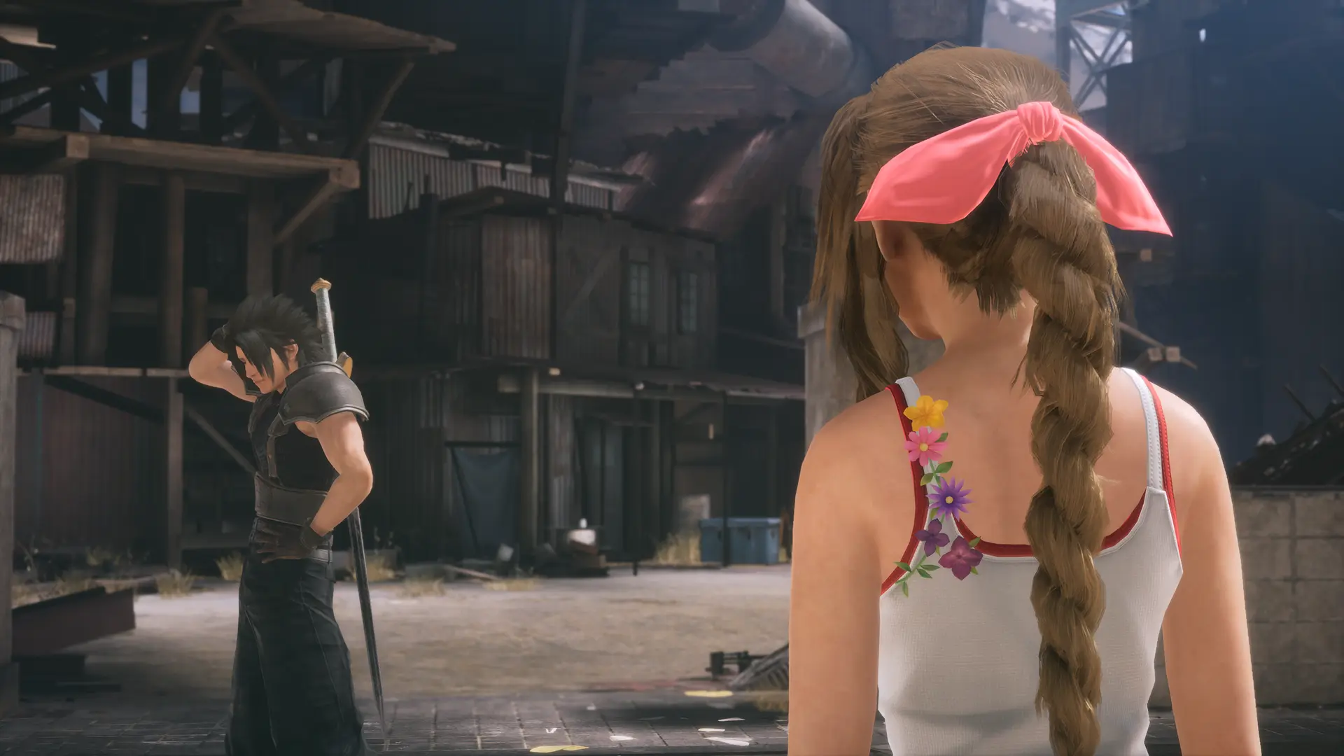 Final Fantasy VII Reunion - Aeris stoi