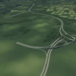 Riverlands. Mapa w Cities: Skylines