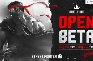 Grafika promująca otwartą betę w grze Street Fighter 6