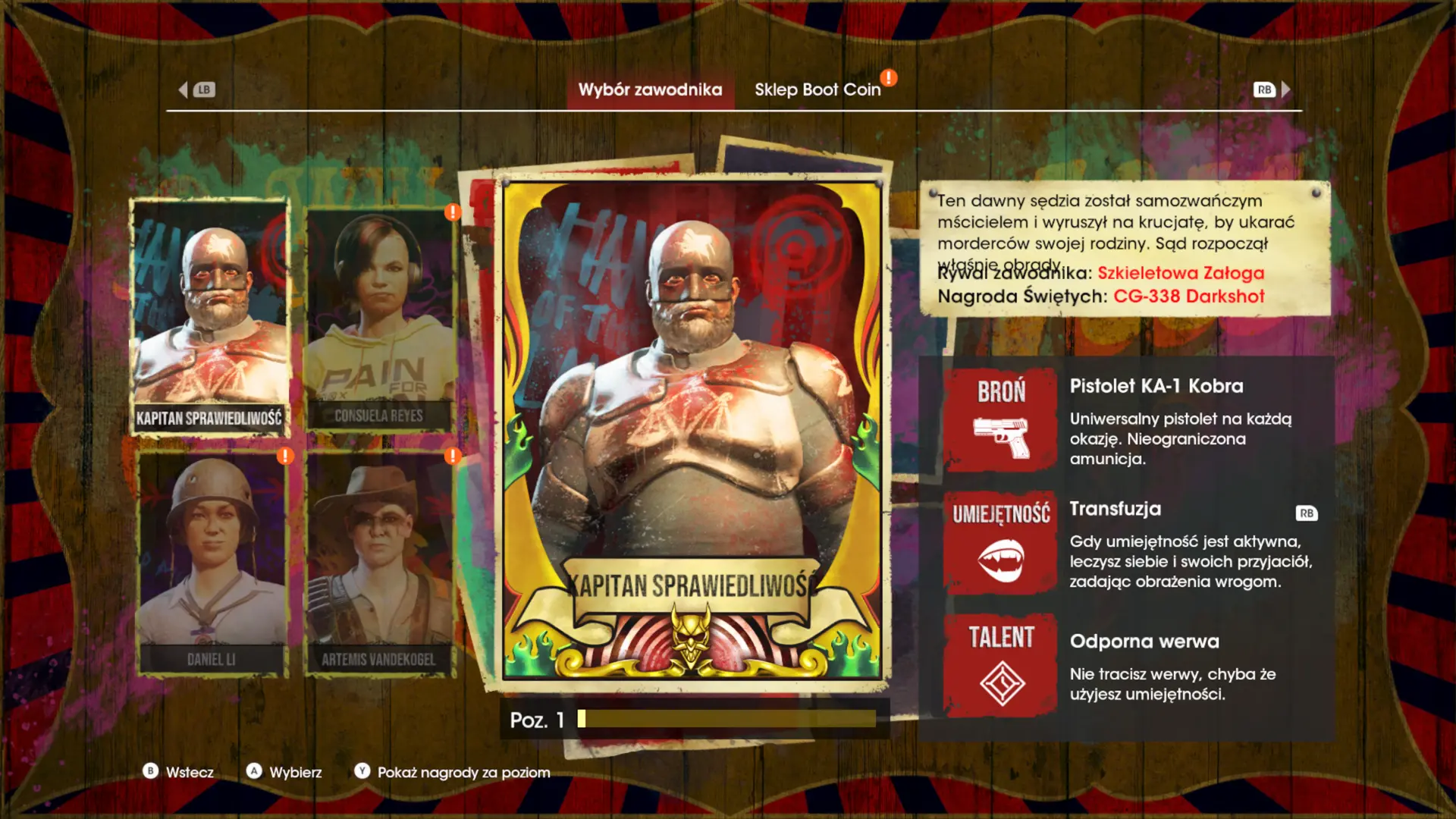 Murder Circus - postaci