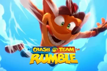 Crash Bandicoot spadający z nieba - Crash Team Rumble